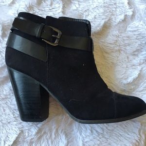 Carlos Santana black booties